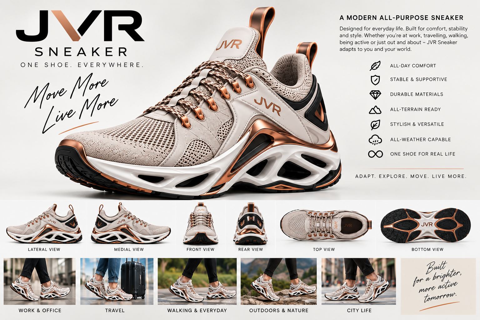 JVR Sneaker actual product concept board