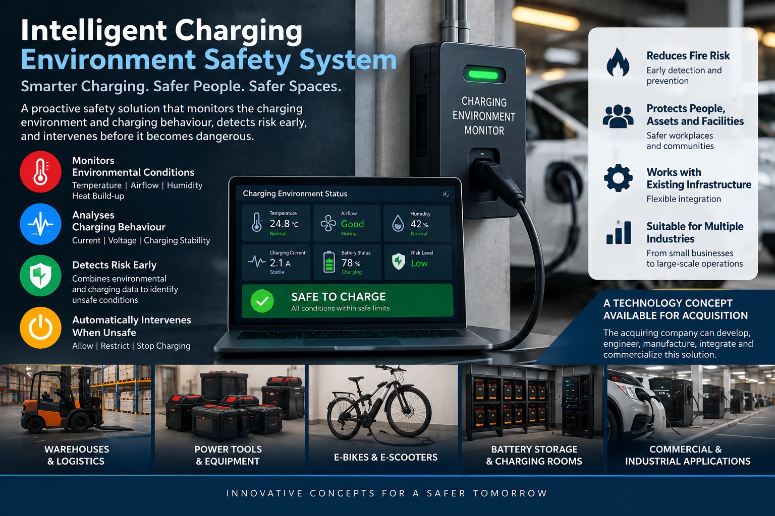 Intelligent Charging Environment Safety System real buyer product visual